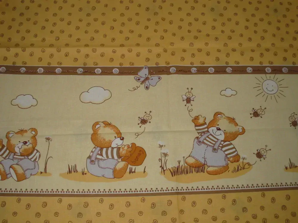 Metráž medvídci šíře 65 cm