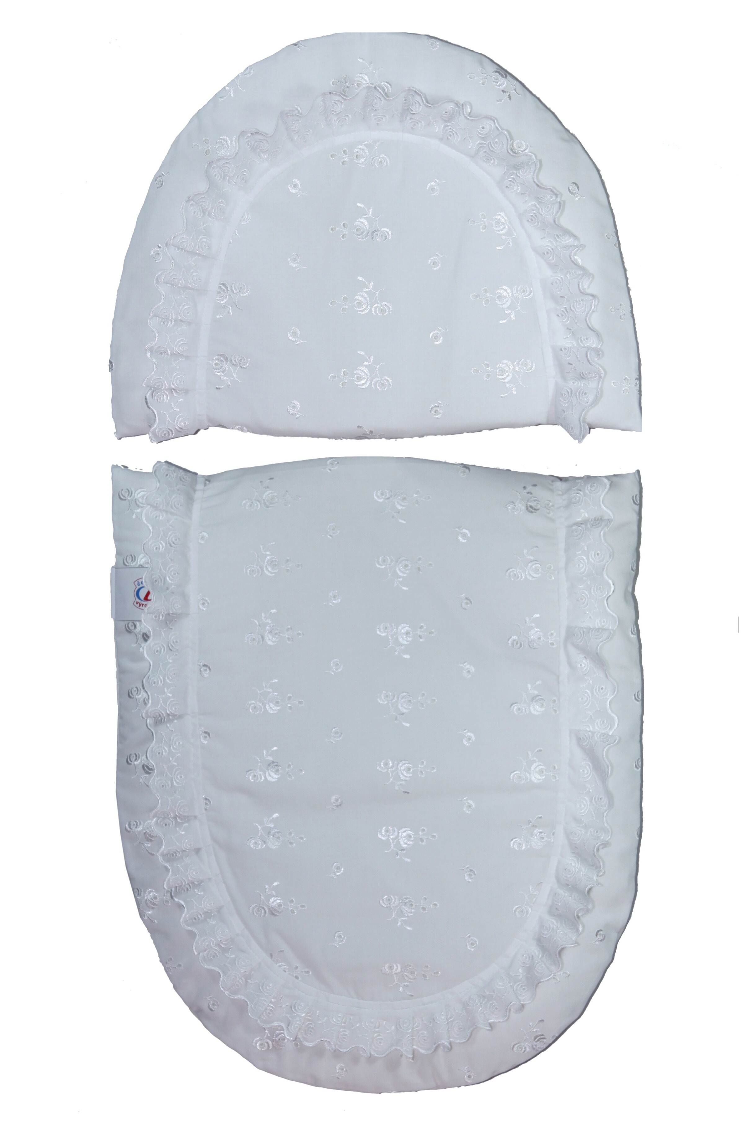 Peřinky Kaspo bílá madeira široká krajka s vložkou